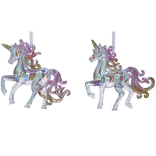 Rainbow Acrylic Unicorn 10cm