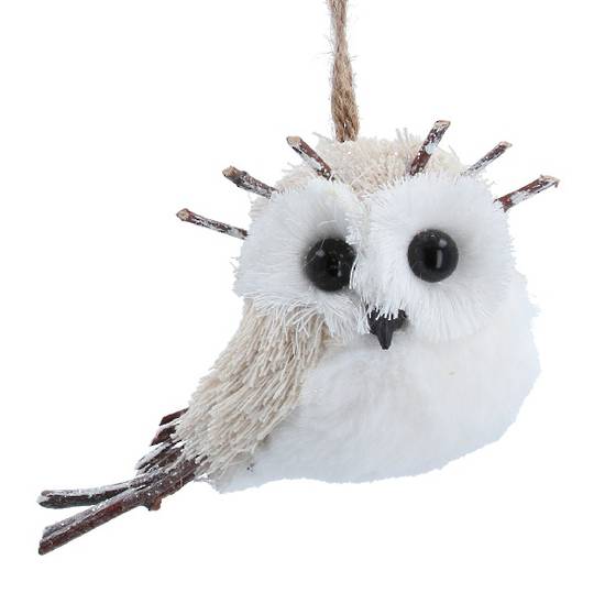 Bristle Twig Owl, White Wings 13cm *ETA NOV