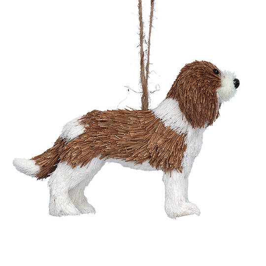 Hanging Bristle Dog 15cm