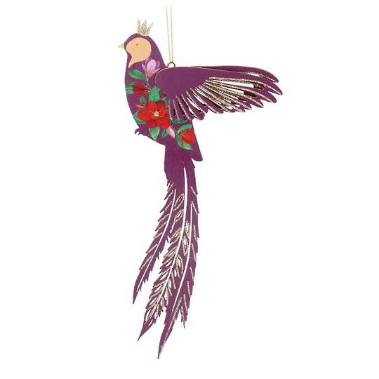 Wood Magnolia Flying Bird, Purple 23cm *ETA NOV