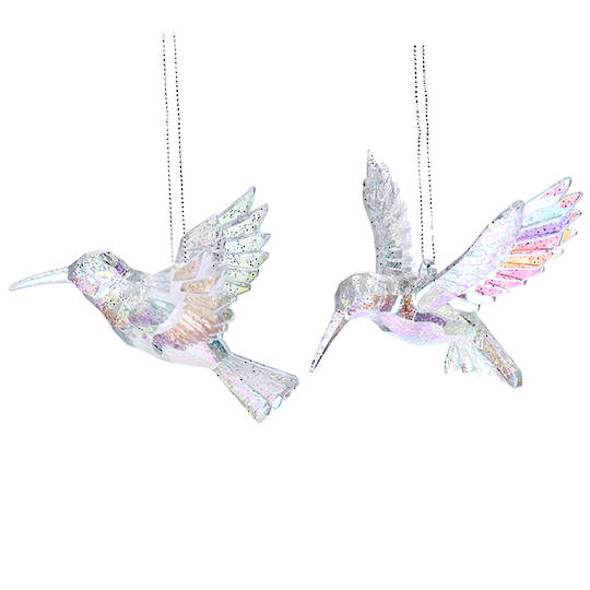Acrylic Rainbow HummingBird 10cm