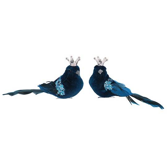 BirdClip Flock Blue with Crown 17cm *ETA NOV