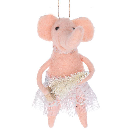 EcoWool Elephant Ballerina 15cm