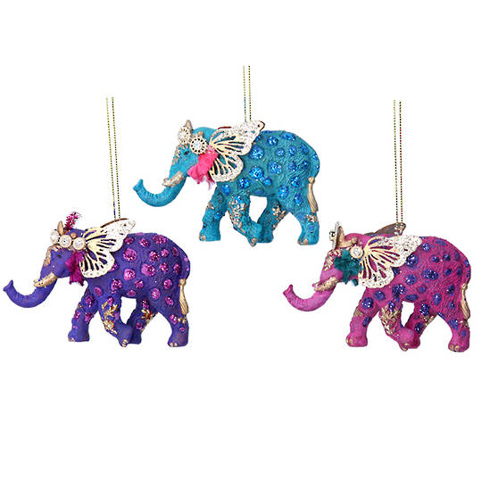 Resin Bling Safari Elephant 10cm SOLD OUT