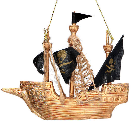 Resin Pirate Ship 11cm
