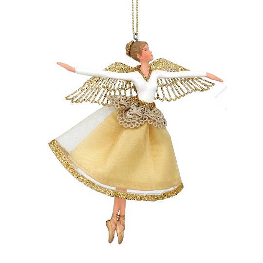 Resin Fabric Rococo Fairy, Gold Skirt 13cm *ETA NOV