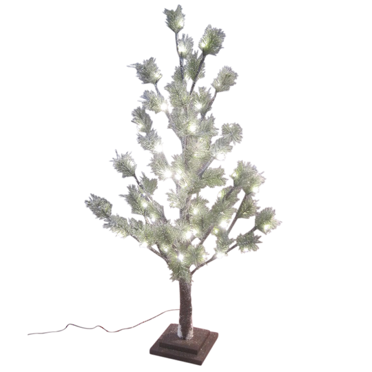 Icy Green Pine Tree 90cm, 54 LED Lights