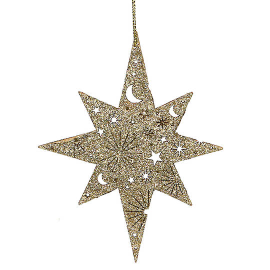 Wood Bethlehem Star 13cm SOLD OUT