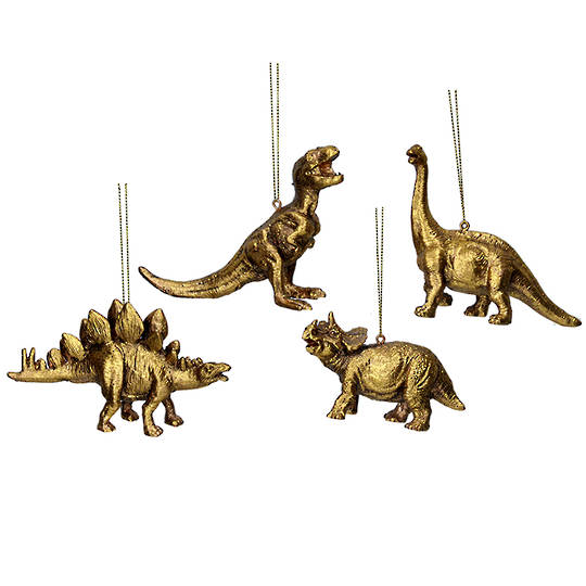 Resin Gold Dinosaur 10cm