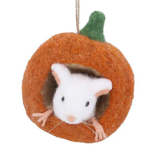 Wool Mouse in Nutshell 12cm *ETA NOV