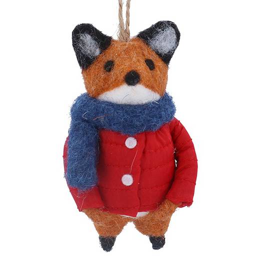 Wool Fox, Blue Scarf 10cm *ETA NOV