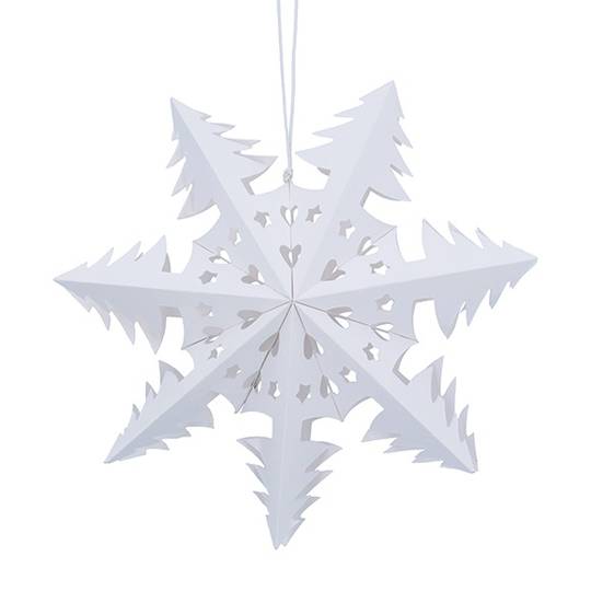 Paper Lace Collapsible Snowflake, 20cm *ETA NOV