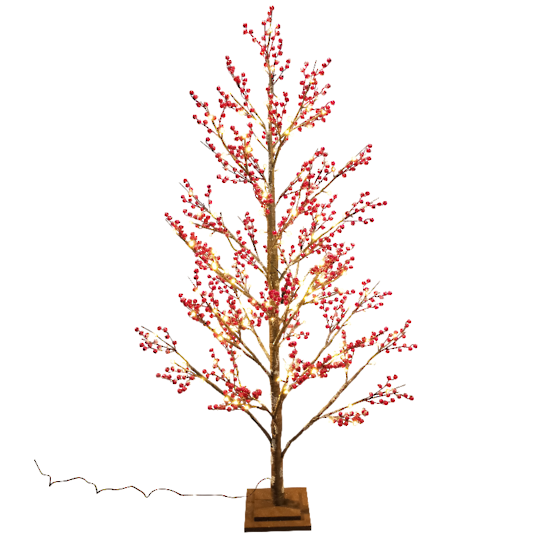 Red Berry Tree 1.8mtr, 168 LED Lights