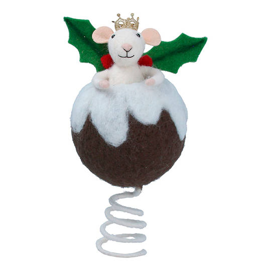 Wool Mouse Pudding Topper 30cm