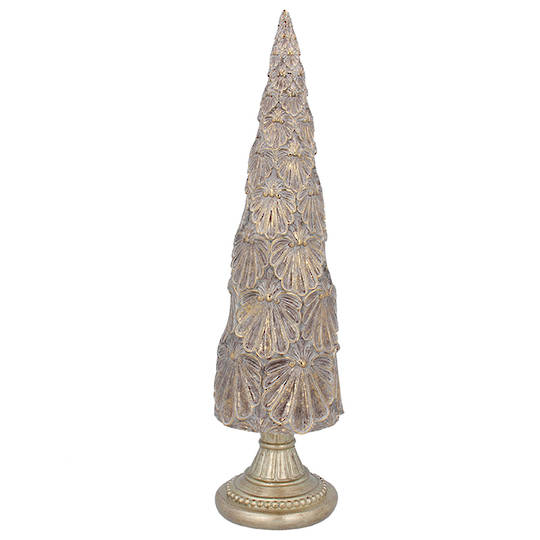 Resin Table Tree, Gold Embossed 52cm *ETA NOV