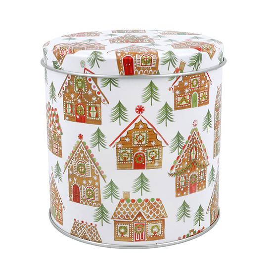 Small Tin, Gingerbread House 10x10cm *ETA NOV