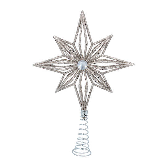 Acrylic Pale Gold Star Topper 22cm