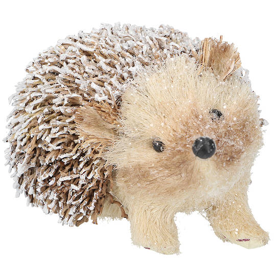 Snowy Bristle TwoTone Brown Hedgehog 13cm SOLD OUT