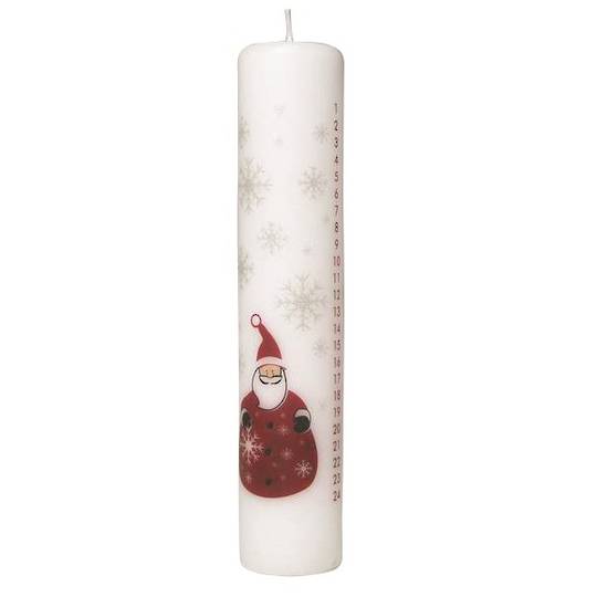 Advent Calendar Candle Nordic Santa