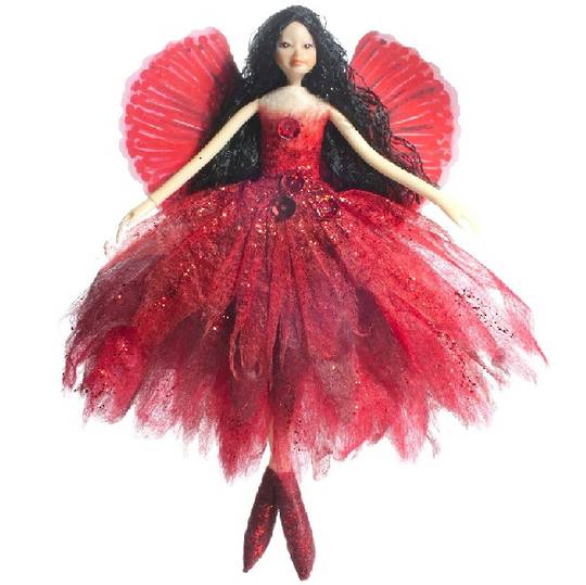 NZ Fairy, Native Pohutukawa 13cm - Original wing design