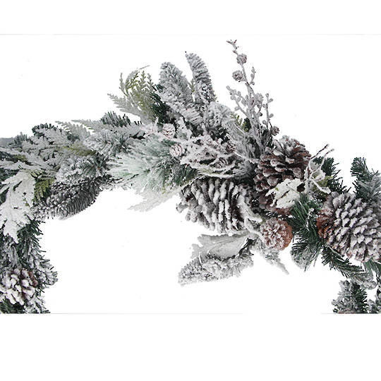 Snowy Fir & Cone Garland 180cm *ETA NOV