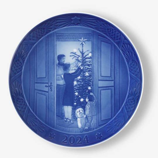 INDENT - Royal Copenhagen Christmas Plate 2024