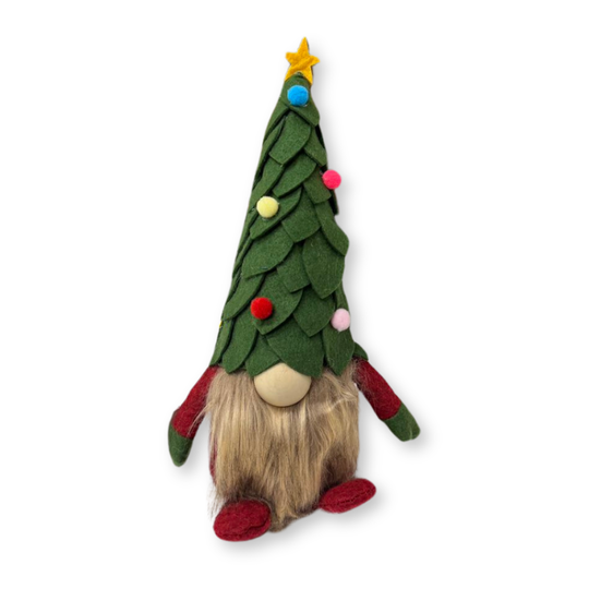 Plush Santa with Xmas Tree Hat 23cm *ETA NOV