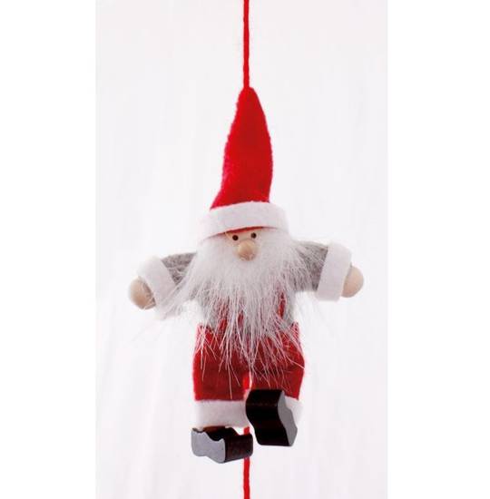 Santa in Overalls Garland 1.6mtr