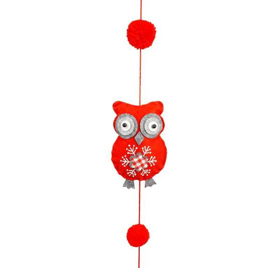 Scandi Owl Garland 1.6mtr