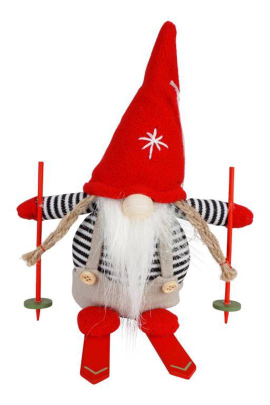 Plush Alexis the Santa with Skis