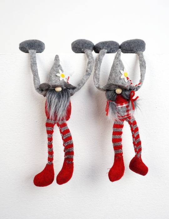 Plush Hanging Alpine Gnome 30cm
