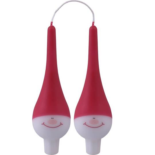 Smiley Drop Candle, Pair