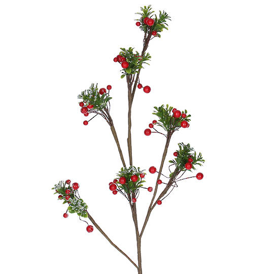 Twig and Red Berry Spray 78cm
