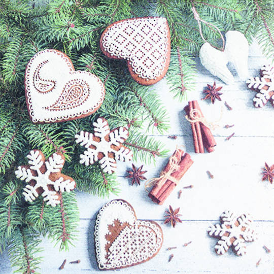 Paper Napkins 33cm, Sweet Hearts