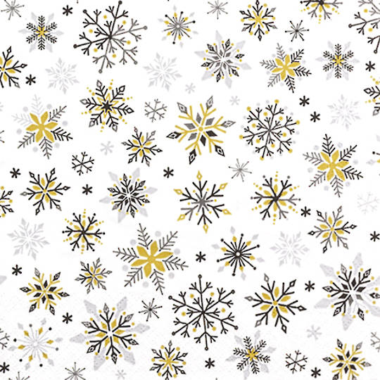 Paper Napkins 33cm, Sparkling Stars
