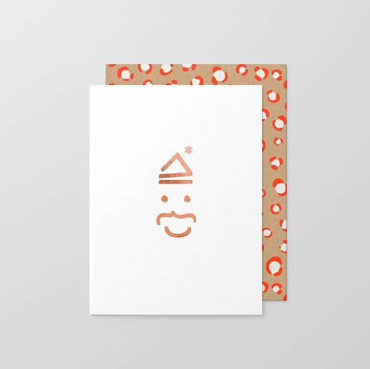 Christmas Card, Key Board Santa