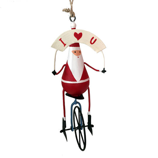 Tin Santa on Unicycle SOLD OUT