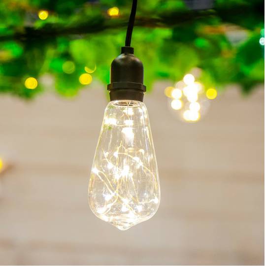 Festoons Vintage Lights 5mtr, Water Resistant