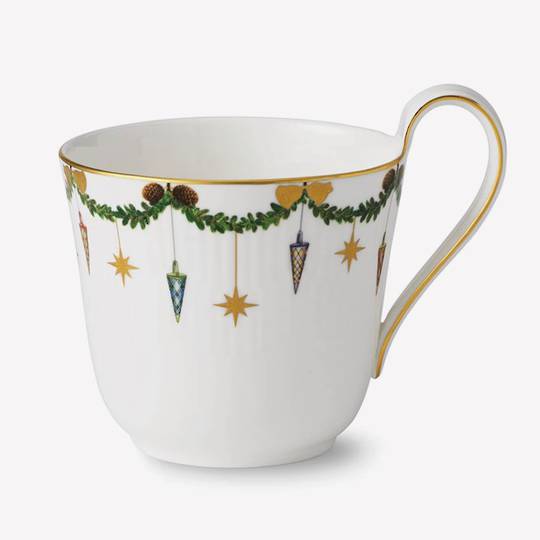 INDENT - StarFluted Christmas Hi-Handle Mug 330ml