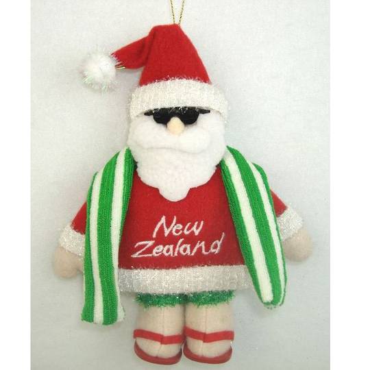 Iconic Fabric Beach Santa
