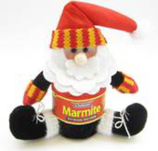 Iconic Fabric Marmite Santa