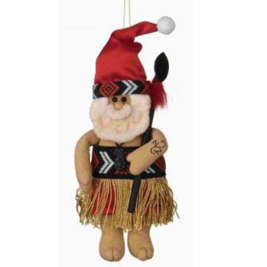 Iconic Fabric Maori Santa