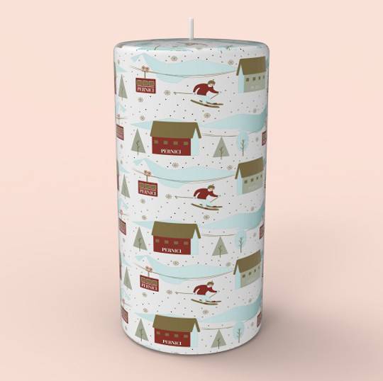 Ski Adventure Candle