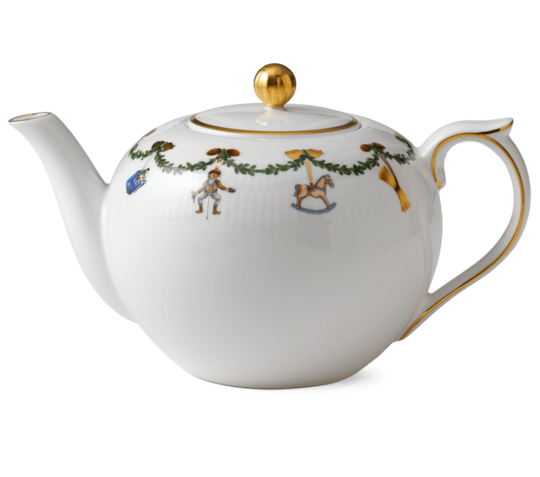 Starfluted Christmas TeaPot 1.4ltr