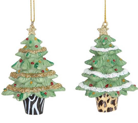 Resin Safari Xmas Tree 8cm