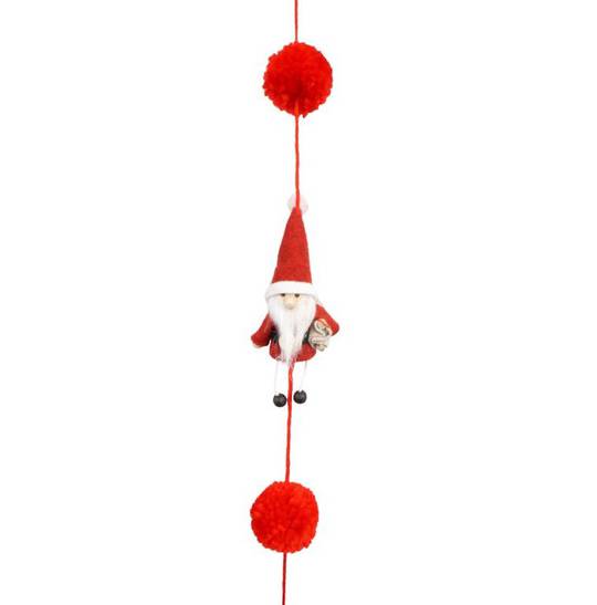 Santa with Little Legs Garland 1.6mtr