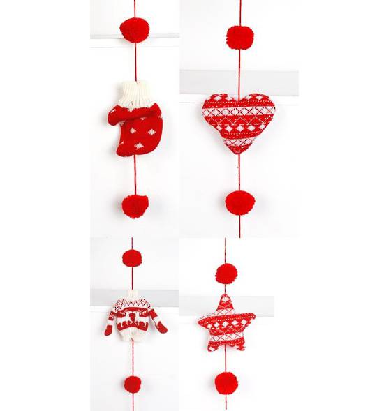 Scandi Knitted Shapes Garland 1.6mtr