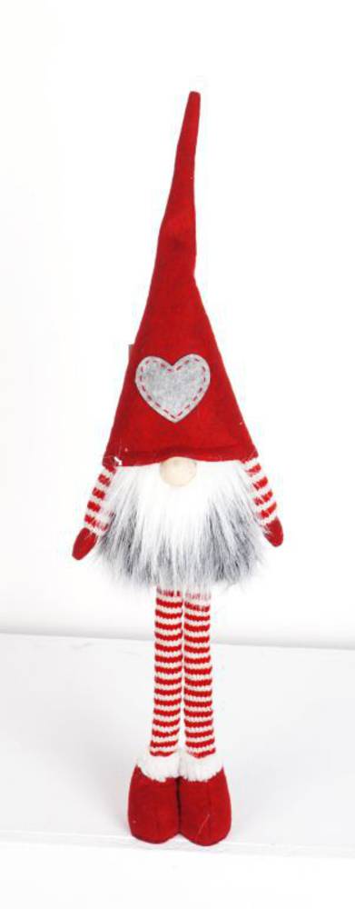 Plush Tall Long Legs Santa GreyStar Hat