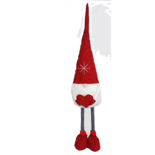 Tall Santa, Red Hat, Red Heart 105cm