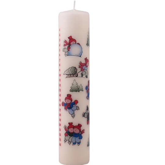 Advent Calendar Candle Winter Children